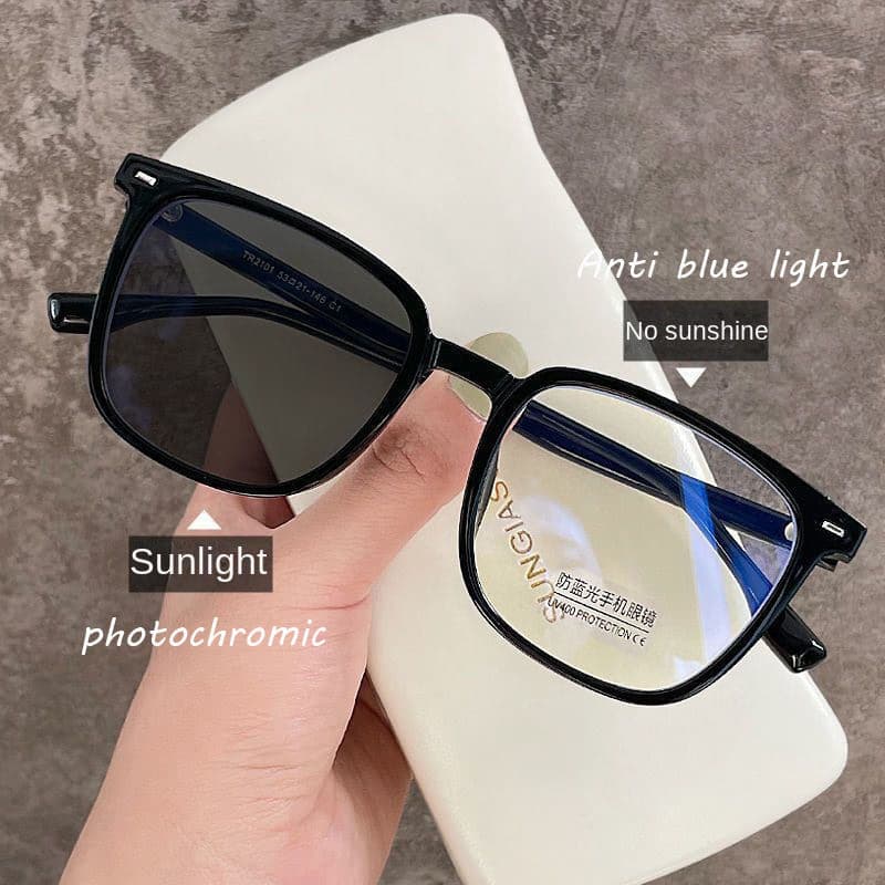 Anti Radiation Glasses Men Women Square Anti-Blue Computer Outdoor Shade Sunglasses