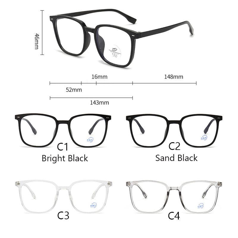 Anti Radiation Glasses Men Women Square Anti-Blue Computer Outdoor Shade Sunglasses — image 4