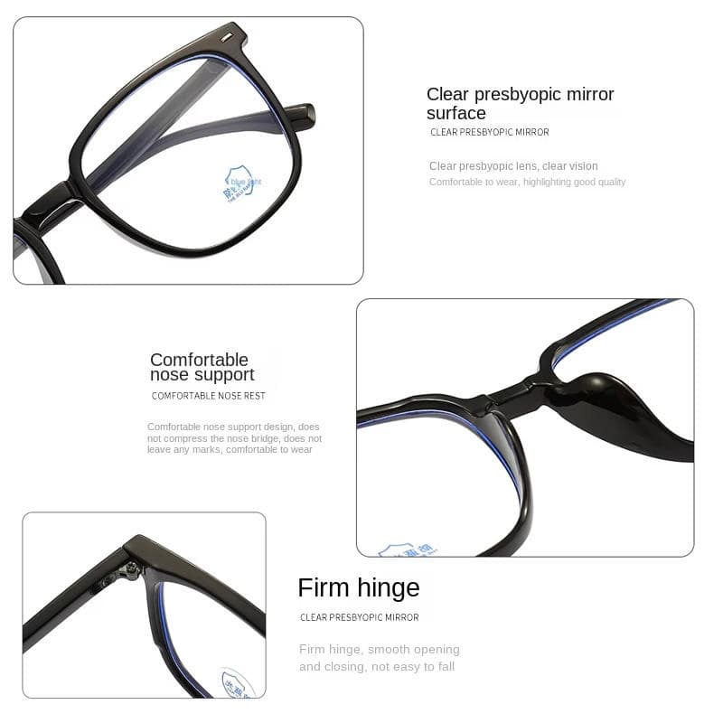 Anti Radiation Glasses Men Women Square Anti-Blue Computer Outdoor Shade Sunglasses — image 3