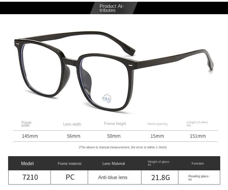 Anti Radiation Glasses Men Women Square Anti-Blue Computer Outdoor Shade Sunglasses — image 6