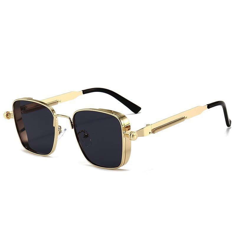 Retro Punk Square Sunglasses . Made in china — image 2